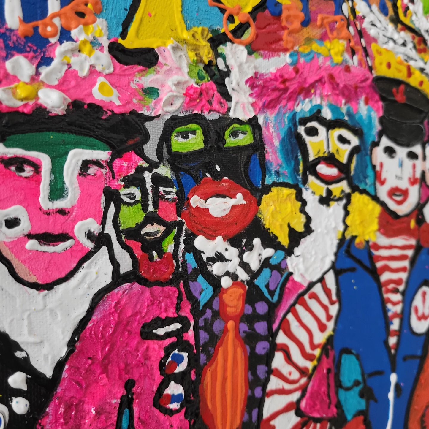 "Carnaval de Dunkerque" – Peinture originale sur toile