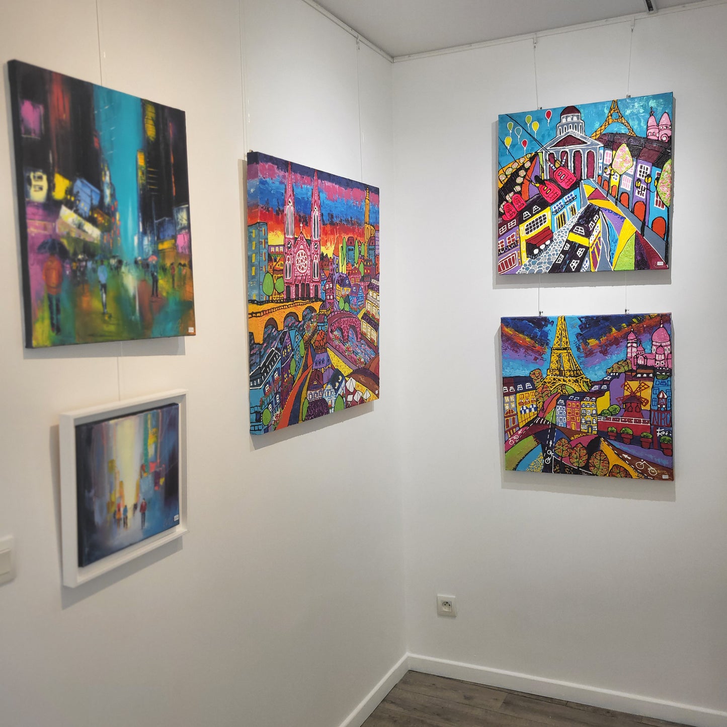 "Paris Éternel" – Peinture originale sur toile 