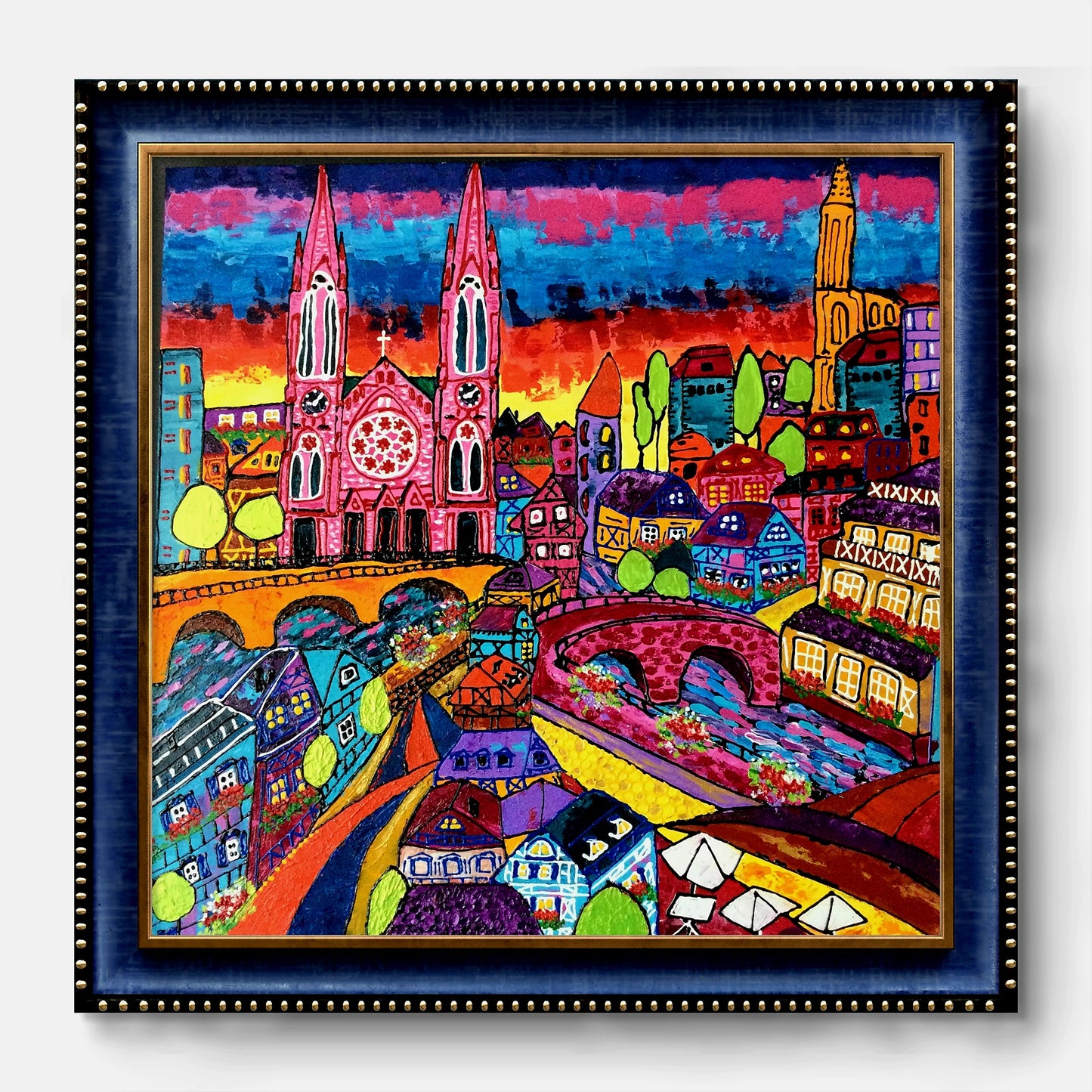 Strasbourg in color: the beauty of the French city through a unique work of art