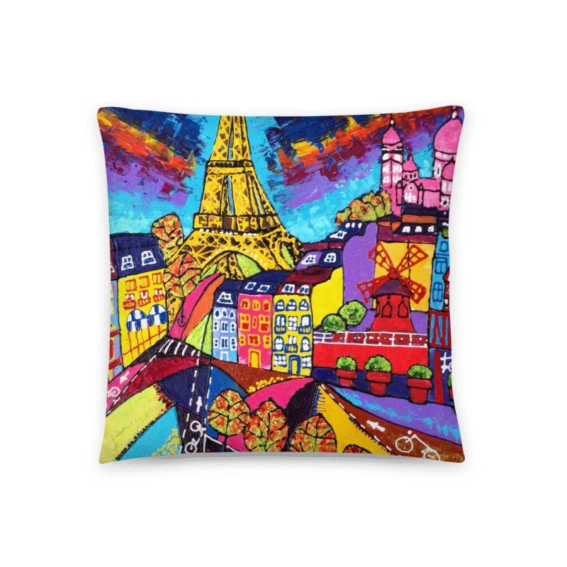 Coussin imprimé, Paris, France