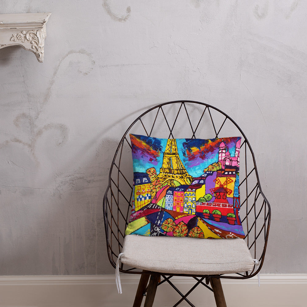 Coussin imprimé, Paris, France