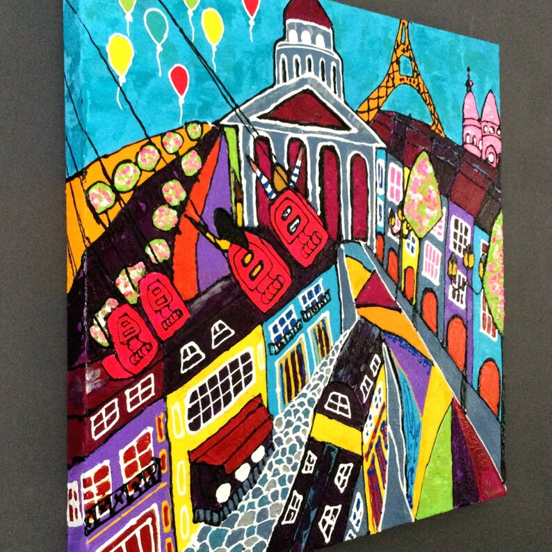 "Paris Éternel" – Peinture originale sur toile 