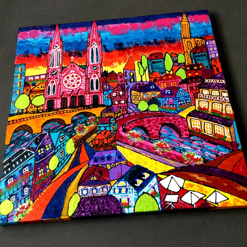 Strasbourg in color: the beauty of the French city through a unique work of art