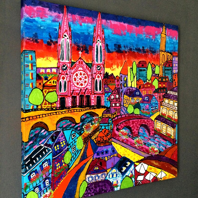 Strasbourg in color: the beauty of the French city through a unique work of art
