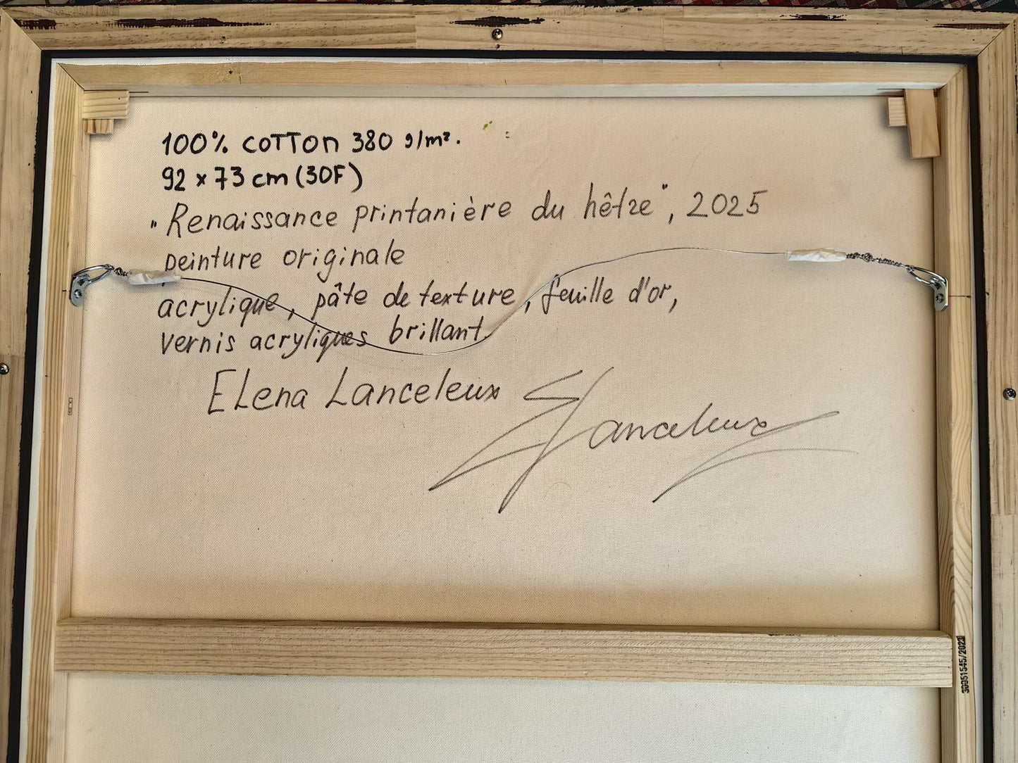 "Spring Rebirth of the Beech Tree" – Original painting from the series "Trees of Light"