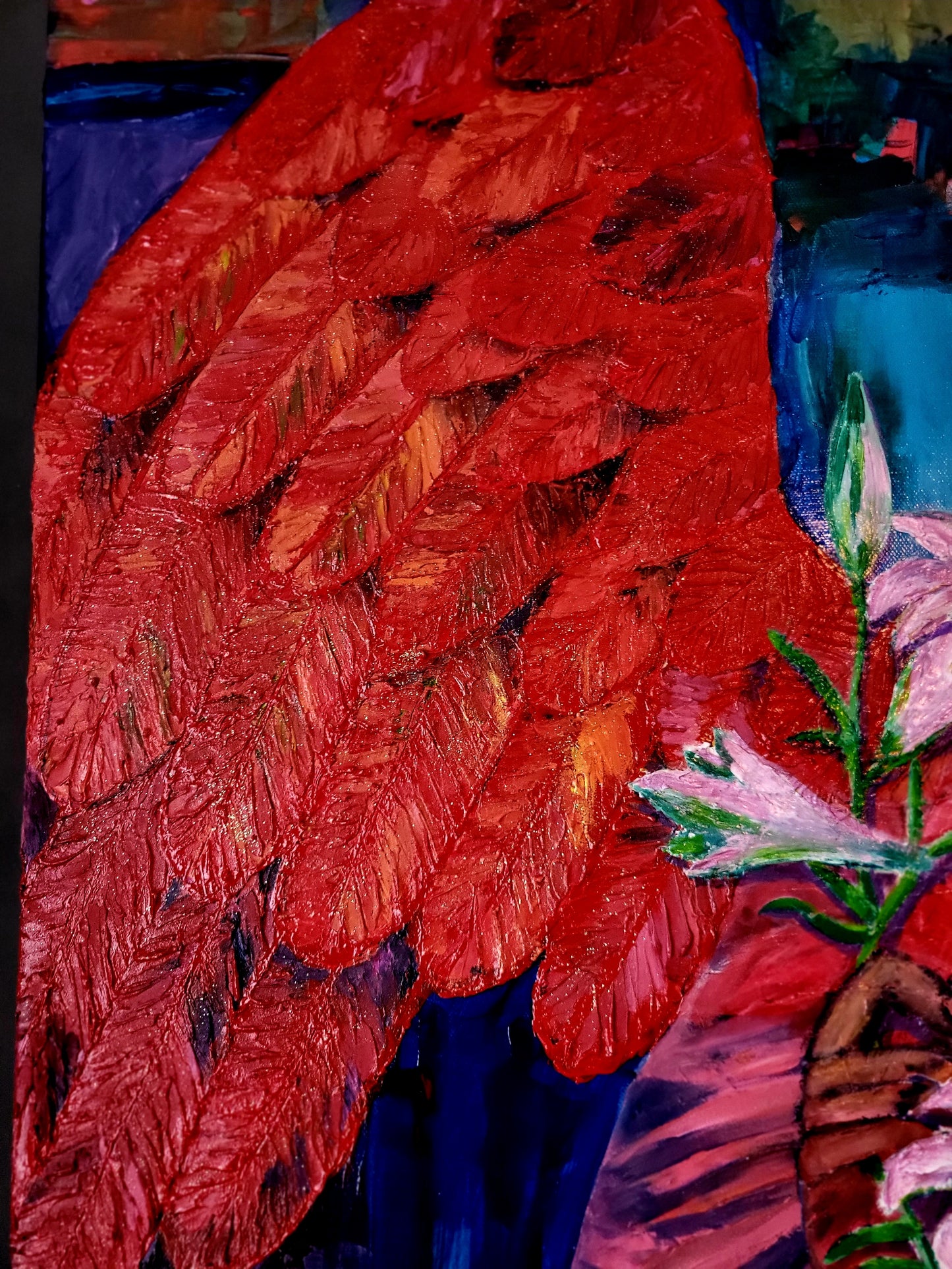 "L’Ange au sourire" – Peinture originale