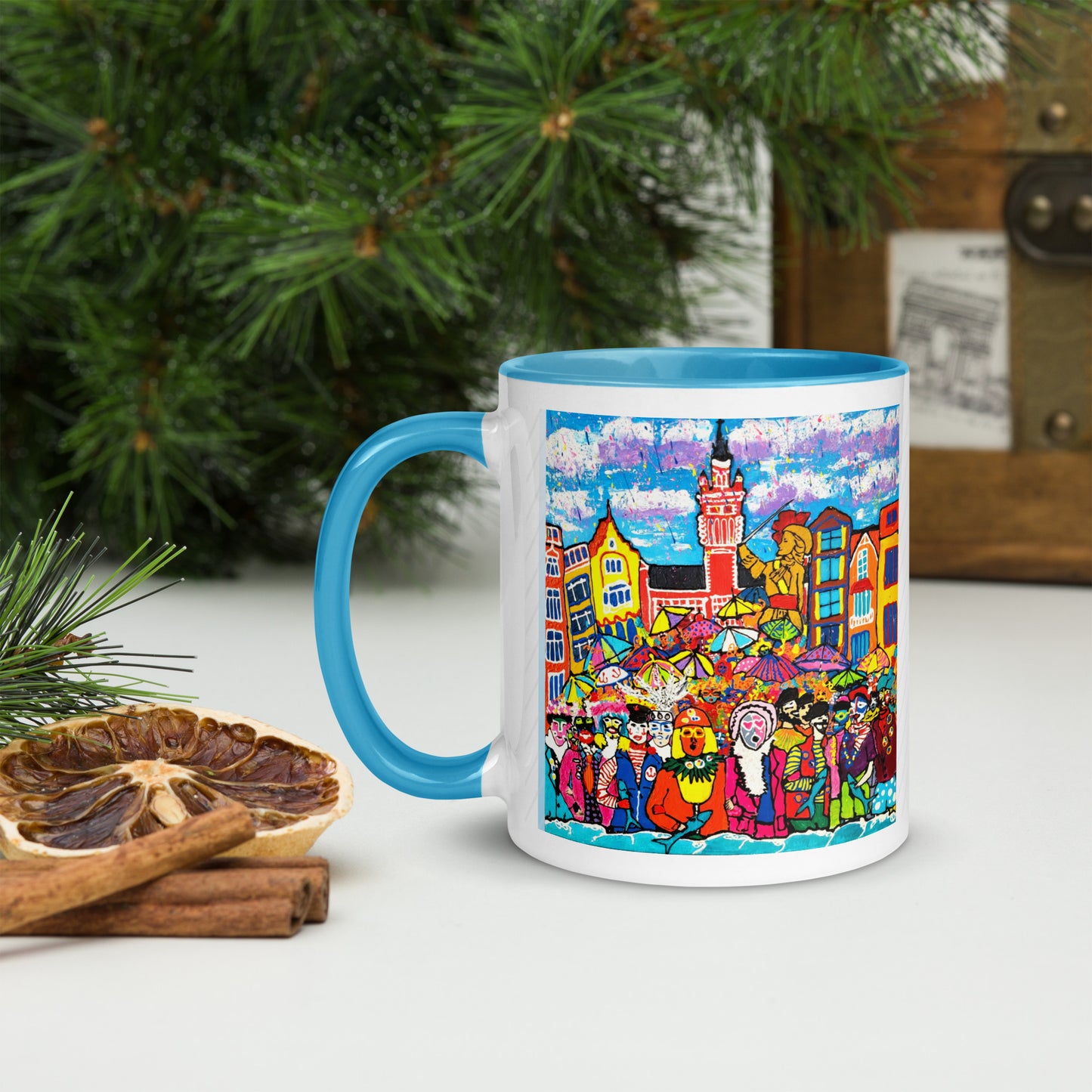 Mug à Intérieur Coloré Dunkerque